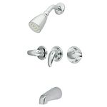 Kingston Brass KB6231LL Legacy Tub and Shower Faucet, Polished Chrome