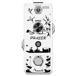 Amuzik Vintage Guitar Phase Effect Pedal Analog 2 Modes Phase Effect Classic Phaser Sounds of 70's For Electric Guitar Effect True Bypass