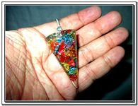 Jet New Thick Orgone Pendulum Free 40 Page Booklet on Jet International Crystal Therapy 8 Healing 2 Inch Crystal Chakra Chain Natural Piezoelectric Energy