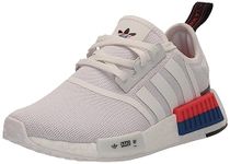 adidas Originals Mens NMD_R1 Sneaker, FTWR WHITE/CORE BLACK/BRIGHT RED, 4.5 US