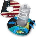 Lil Sucker Flag Suction Ring - Non-Tipping, Anti-Spill Can Drink Holder for Boats, Trucks, RVs, ATVs, Home & Outdoors - Secure Your Drinks and Prevent Spills with Our Non Slip Cup Coaster - 2 Pack