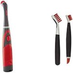 Rubbermaid Reveal Power Scrubber, Grout & Tile Bathroom Cleaner, Shower Cleaner, and Bathtub Cleaner, Multi-Purpose Scrub Brush & OXO Good Grips Deep Clean Brush Set