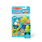 Melissa & Doug Sticker Wow! 24 Page Activity Pad and Sticker Stamper, 300 Stickers, Collectible Figure Fidget Toy for Arts Crafts - Sea Turtle