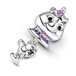 LIGHTDOG 925 Sterling Silver Charms for Bracelets Necklaces Dangle Pendants Beads Charms Fits Pandora Charms Bracelets Jewelry Holidays Gift for Women, Sterling Silver