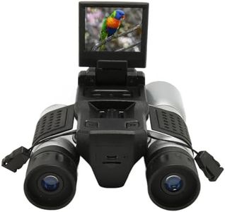 Jumelles Numériques avec Appareil Photo, Jumelles à écran LCD 2, Caméscope Enregistreur Photo Vidéo 1080P 5MP pour L'observation des Oiseaux, Chasse, Jeu de Football, Zoom