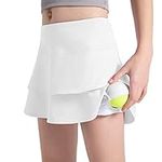 BALEAF Girls' Tennis Golf Skirt Spo
