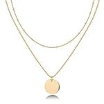 PAVOI 14K Gold Plated Layered Coin 