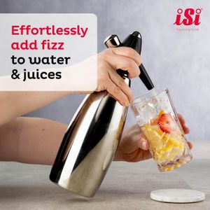 iSi Classic Soda Siphon – Stainless Steel Sparkling Water Maker