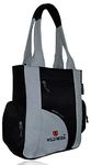 WILD MODA Kat Women Shoulder and Tote Bag (Black & Grey)