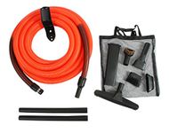 Cen-Tec Systems 93730 Central Vacuum Garage Attachment Kit with 30 ft. Hose, Black