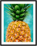 Roxbury Row Pineapple Wall Decor | Glam Cute Pineapple Decor, Pineapple Decorations, Pineapple Poster, Pineapple Stuff, Housewarming or Pineapple Gifts for Women, Teen Girls (8x10 Unframed)