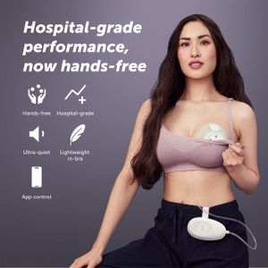 Elvie Stride Single Electric Breast Pump – Portable & Hands-Free