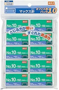 10 pieces No. 10 No.10-1M Max staples (japan import)