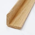 Universal Moudlings Unfinished Oak Stair Nosing, Angle Bead, Corner Edge Moulding Profile for Flooring 0.9m