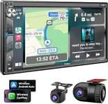 Double Din Car Stereo with Dash Cam