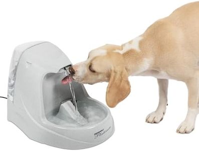 PetSafe Drinkwell Platinum Dog and Cat Water Fountain, Automatic Drinking Fountain for Pets, 168 Ounce,Grey