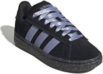 adidas Women's Grand Court Alpha 00s Sneaker, Black/Blue Spark Met./Blue Spark, 8