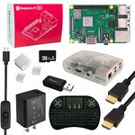 Raspberry Pi 3 Model B+ Plus Starter Kit w/Mini Wireless Keyboard by MakerSpot