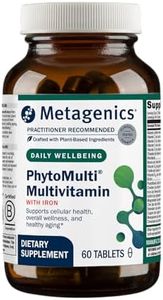 Metagenics PhytoMulti with Iron - Daily Multivitamin Supplement with Phytonutrients, Vitamins and Minerals for Multidimensional Health Support - 60 Tablets, 30 Day Supply