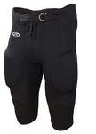 Rawlings Fppi Lightweight Football Pants | Integrated Pads | Practice/Game Use | Adult Sizes | Multiple Colors Black