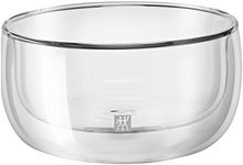 ZWILLING 39500-079 Double Wall Glass, Dessert Glasses, Set of 2, Tumbler, Insulated, Cold and Heat Retention, Double Wall Construction, Dessert Bowl, Microwave Safe