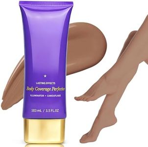 Tattoo Cover Up Concealer, Bruise Scar Make up Tattoo Concealer Skin Full Coverage for Leg & Body Makeup, Body Coverage Perfector Waterproof with Long Lasting 3.5oz, Deep Radiance