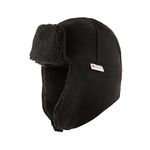 GM Apparel Men’s Trapper Hat Black – Soft Thick Durable and Thermal Hat – Waterproof and Windproof – Lightweight and Comfortable – 3M Thinsulate Trapper Hat