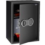 Lifelong Locker for Home & Office 56L - Digital Safe for Security with Electronic Keypad- Safety for Jewellery, Money & other valuables - Tijori Box (1 Year Manufacturer's Warranty, Black)