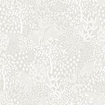 Tempaper Folk White Woodland Fantasy Removable Peel and Stick Wallpaper, 20 in X 16.5 ft, Made in The USA