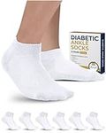 Pembrook White Diabetic Socks for M