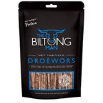 The Biltong Man | Tasty Traditional Droëwors Sticks | High Protein Beef Snack | Keto-friendly South African Dried Beef Sausage, 250 Grams