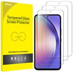 JETech Screen Protector for Samsung Galaxy A54 5G 6.4-Inch, 9H Tempered Glass Film, Anti-Scratch, HD Clear, 3-Pack