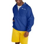 Champion Men's Packable Jacket Outerwear, Surf The Web, LARGE