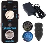 MOOER Blues Crab Guitar Effects Pedal Classic blues Overdrive Sound Characteristic with Pedalboard Accessories