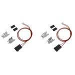 WB17T10006 Terminal Block Kit Compatible with GE Electric Stove,Range Surface Burner Receptacle (2 pack)