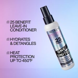 REDKEN One United Leave-In Conditioner Spray – 25 Benefits, Heat Protection, 150ml