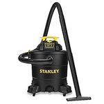 Stanley 12 Gallon 5.5 Peak HP Wet/Dry Vacuum, 3 in 1 Shop Vacuum Blower,1-7/8"x6 Hose, Range for Garage, Carpet Clean, Workshop with Vacuum Attachments-SL18199P