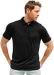 Merino Wool Polo Shirt Men - Anti-O