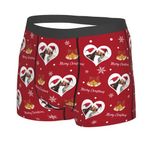 Nsipan Custom Funny Boxer Briefs with Girlfriend's Face Personalized Boxers for Him Men Husband Boyfriend Father Funny Boxers for Christmas Xmas Anniversary Birthday