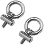 SING F LTD 2PCS Awning Rail Stoppers 304 Stainless Steel 6mm for Caravan Motorhome Campervan Camping Tent Equipment Multi-Function Awnings Accessories Silver