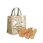 Dogsee Chew 100% Natural Dog Chews for Medium and Large Dogs (1 Kg Jute Bag)