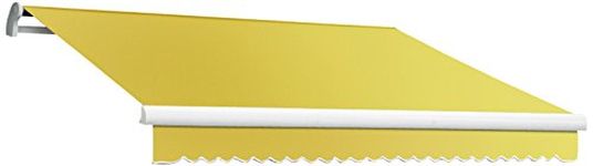 Beauty-Mark MTL10-587-LY 10-Feet Maui-LX Left Motor Awning Light Yellow/White One Size