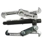 Bearing Puller Tool kit (3 jaw, 4 Inch) Steel Bearing Puller with 3 Leg/Jaws (Size 4")