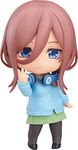 Good Smile Company The Quintessential Quintuplets: Miku Nakano Nendoroid Action Figure, Multicolor