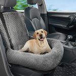 Dog Car Seat Pet Booster Car Seat for Small Mid Dogs, Dog Car Seat is Safe and Comfortable, and can be Disassembled for Easy Cleaning, Comfy Ultra Soft Car Travel Bed