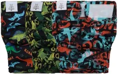 CuteBone Washable Dog Diapers Female No Tail Hole 3 Pack Reusable Doggie Period Training Pants for Docked-Tail Frenchie French Bulldog Boston Terrier Without Tail WWD24XL