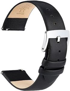 OTTOODY Leather Watch Bands Quick Release Watch Straps, Elegant & Ultra-Soft Top Grain Leather Watch Band for Women Men, Choice of Color & Width - 12mm 14mm 16mm 18mm 20mm 22mm for Watch & Smartwatch