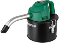 Dusty Bin DB21 Ash Vacuum Cleaner - Portable Handheld Ash Vac & Bagless Vacuum Cleaner for Log Burner, Workshop, Chimney or Outdoor BBQ, HEPA Filtration System, Corded Design, 4L Capacity Cylinder