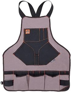 Ergodyne - 13694 Arsenal 5704 Torso Length Work Tool Apron, 22-Pockets, Gray