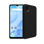 WDMYLFTW Silicone Case for Umidigi Power 5S, Silky-Soft Touch Full-Body Protective Case, Shockproof Bumper Protection Cover with Microfiber Lining (Black)